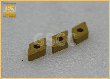 Золотые вставки карбида вольфрама ИГ6 для подвергая механической обработке стандарта стали не